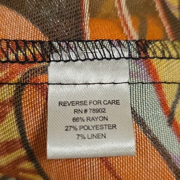 Erin London Linen Blend Semi-Sheer Shirt Jacket 22" P2P - Picture 4 of 12